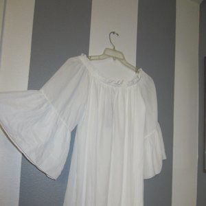 Zanzea Collection Women White 3/4 Sleeve Blouse L